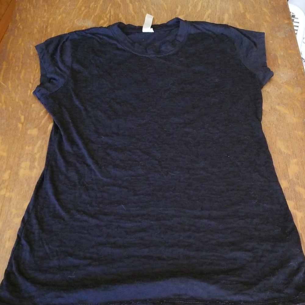 Exist Black tshirt large with angels wings